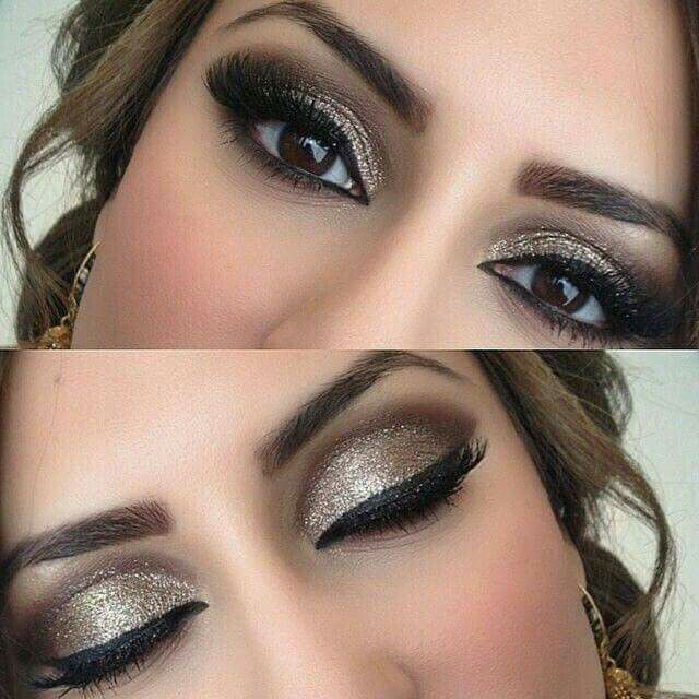 Maquillaje con tonos café 11