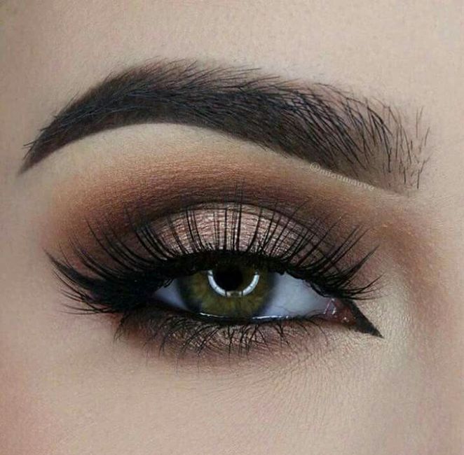 Maquillaje con tonos café 13