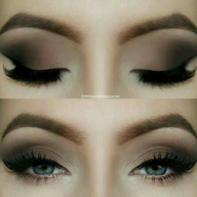 Maquillaje con tonos café 19