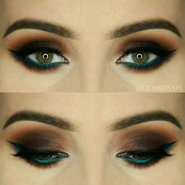 Maquillaje con tonos café 21