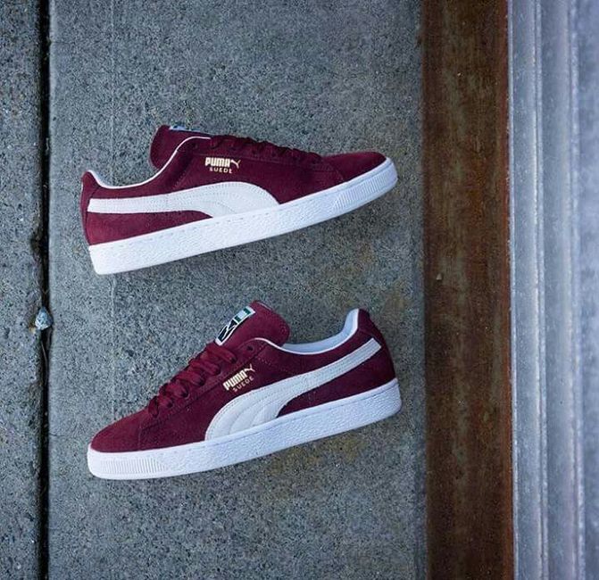 Tenis en color vino 11