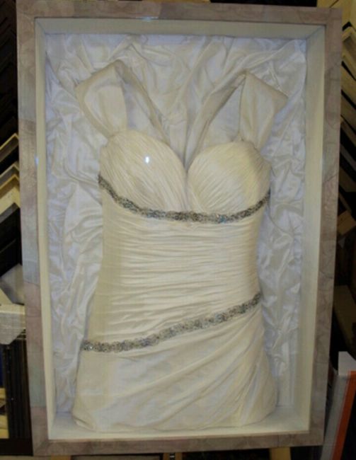 ¿enmarcar tu vestido de novia? 13