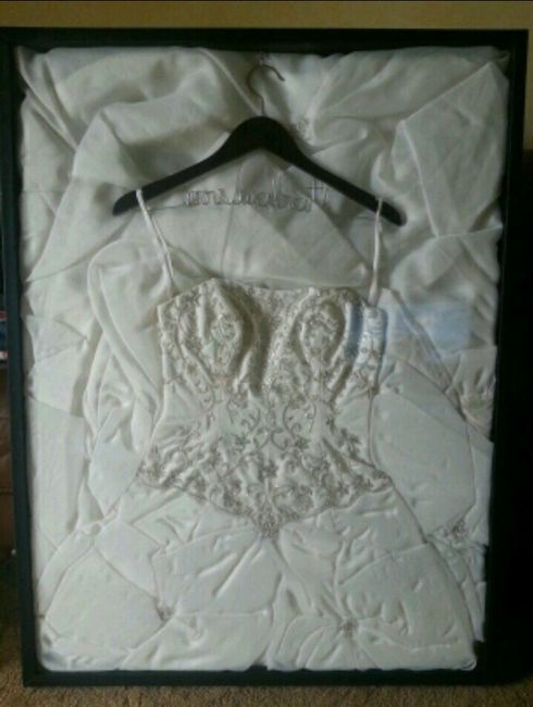¿enmarcar tu vestido de novia? 14