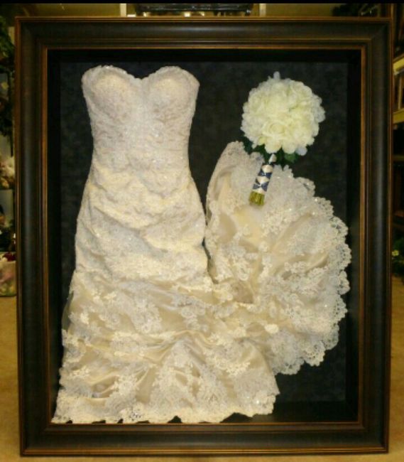¿enmarcar tu vestido de novia? 18