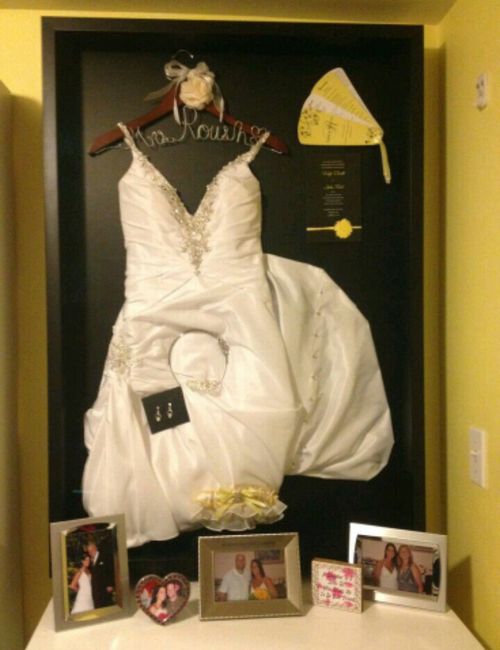 ¿enmarcar tu vestido de novia? 31
