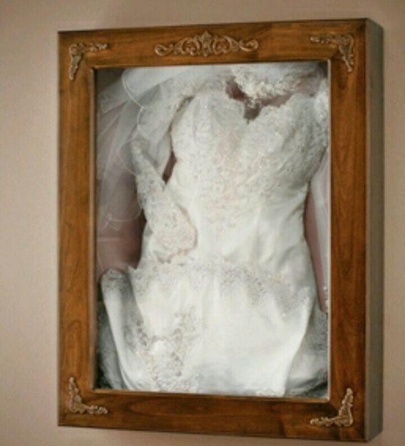 ¿enmarcar tu vestido de novia? 33