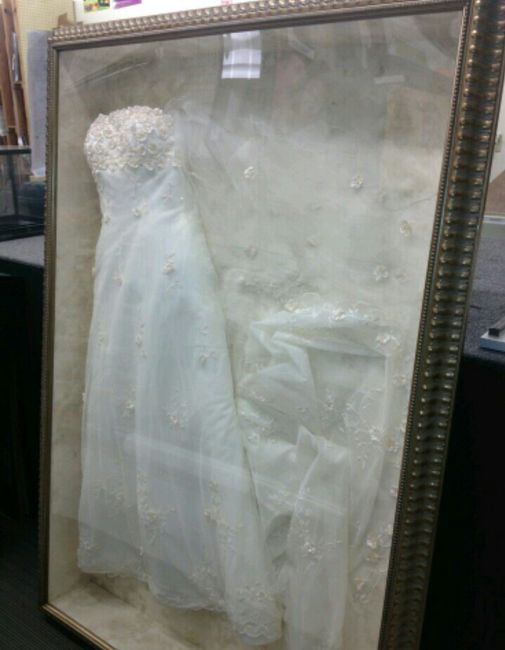 ¿enmarcar tu vestido de novia? 36