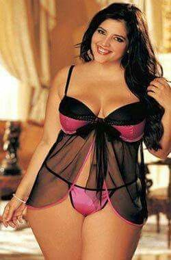 Lencería muy sexy para novias curvy 2