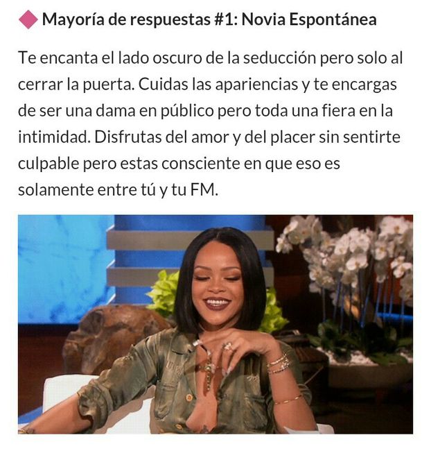 RESULTADOS: ¿Qué tan atrevida eres en tu relación? 1