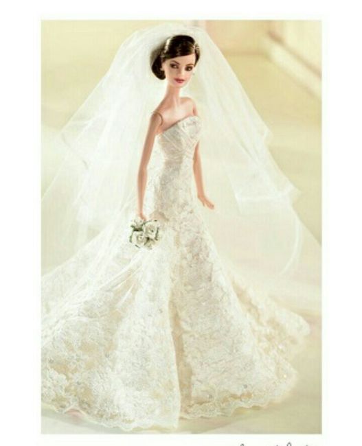 Tu boda:una muñeca vestida  de novia en la mesa principal 9