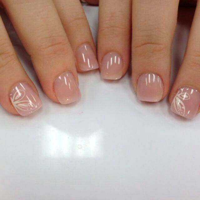 Uñas cortas y medianas para novias 4