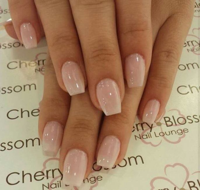 Uñas cortas y medianas para novias 7
