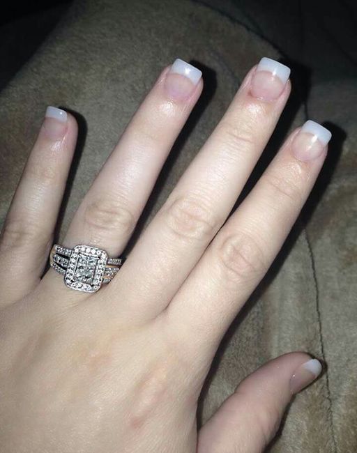 Uñas cortas y medianas para novias 8