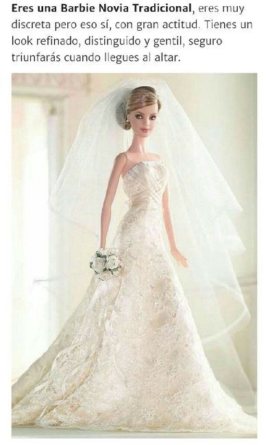 Resultados: ¡Descubre qué Barbie novia eres! 2