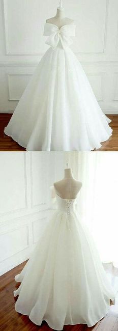Vestidos de novia con moño 6