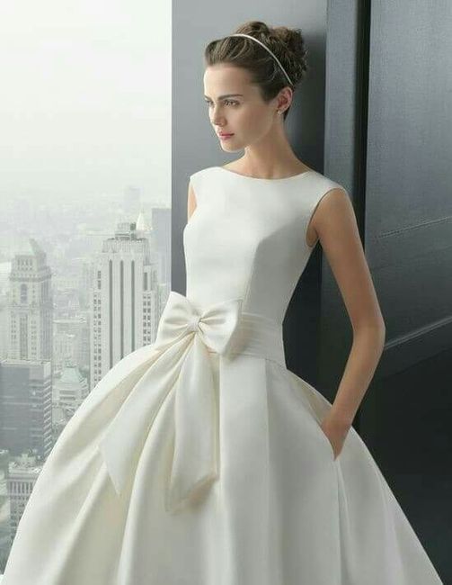 Vestidos de novia con moño 8