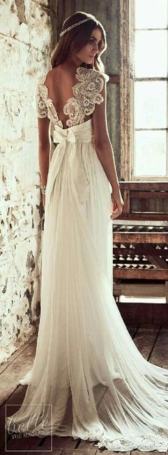 Vestidos de novia con moño 14