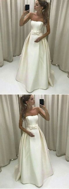 Vestidos de novia con moño 23