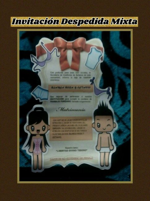 Ideas para invitaciones despedida de soltera 26