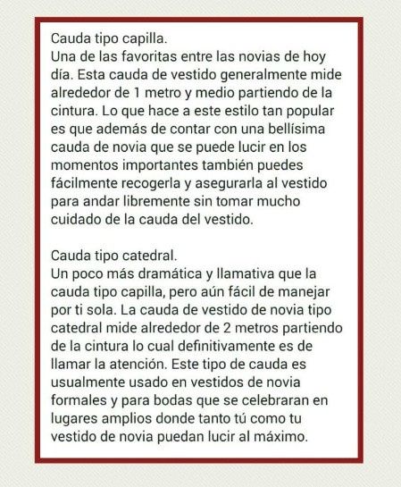 La cauda del vestido de novia 3