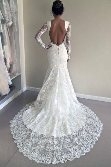 La cauda del vestido de novia 34