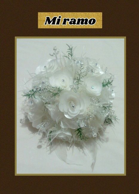 Tipos de ramo según vestido. 3
