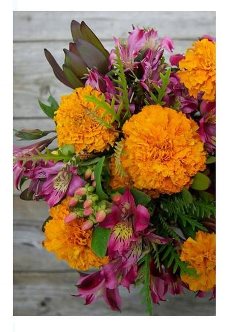 Flor de cempasúchil para decorar tu boda 4