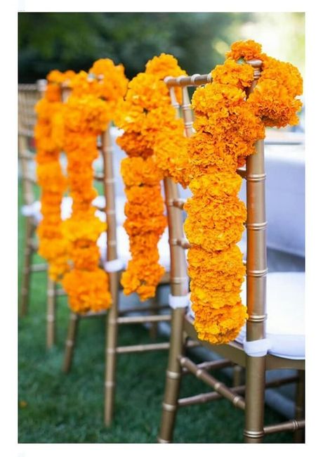 Flor de cempasúchil para decorar tu boda 7