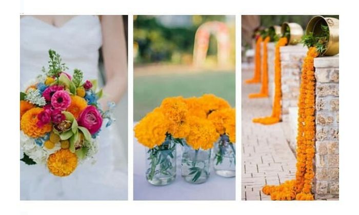 Flor de cempasúchil para decorar tu boda 12