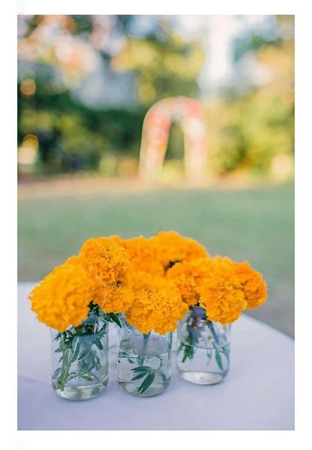 Flor de cempasúchil para decorar tu boda 13