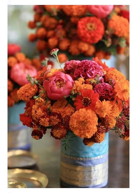 Flor de cempasúchil para decorar tu boda 18