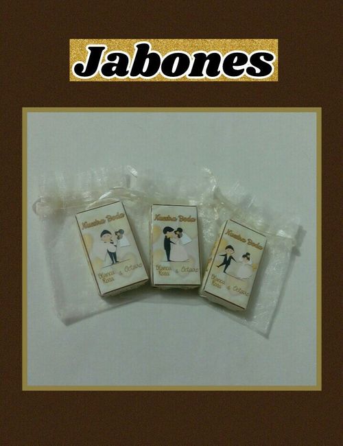 Jabones como recuerdo de boda 🛁 1