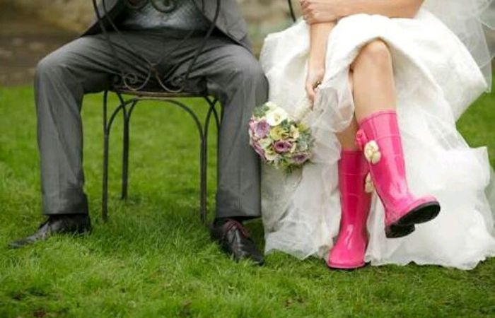 Botas y botines color rosa 1