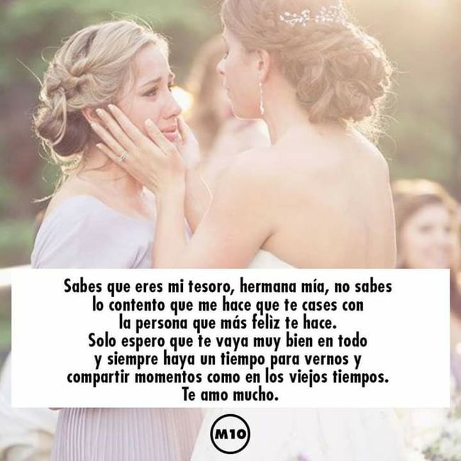 A mi hermana que se casa👩👸 3