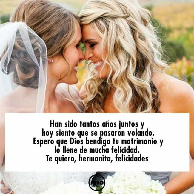 A mi hermana que se casa👩👸 5