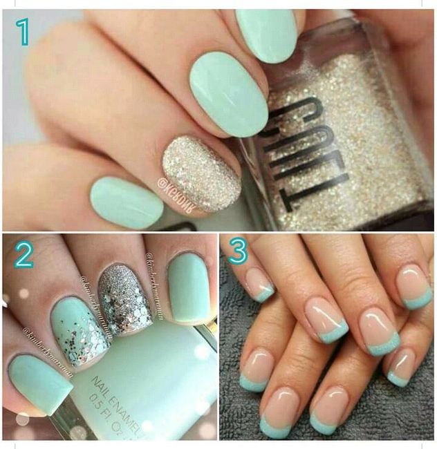 Verde menta en tus uñas 1