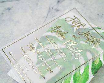 Invitaciones con papel albanene 2