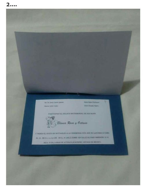 Invitaciones en azul 17
