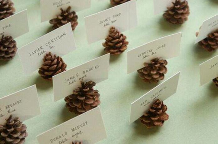 Piñas de pino como elemento decorativo ❄🎅⛄🎄 3