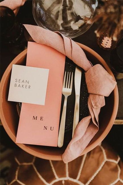 Boda en color terracota 1