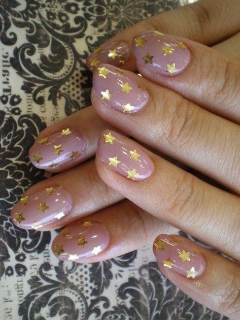 Estrellas y lunas en tus uñas 🌟🌛 7