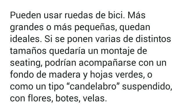 Utiliza ruedas como decoración 1