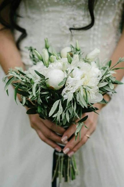 Ramos maxi en blanco y verde💐 5