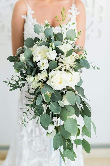 Ramos maxi en blanco y verde💐 10