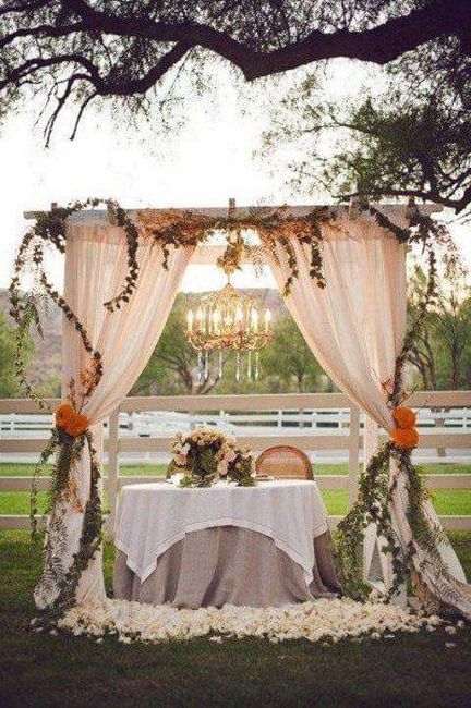 Decoración para las mesas de novios 2