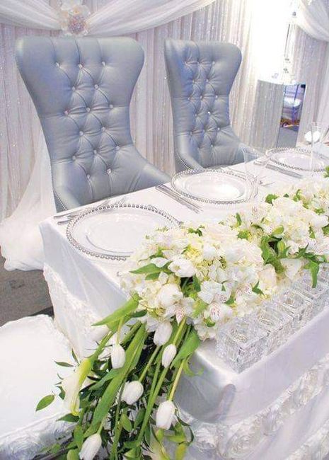 Decoración para las mesas de novios 22