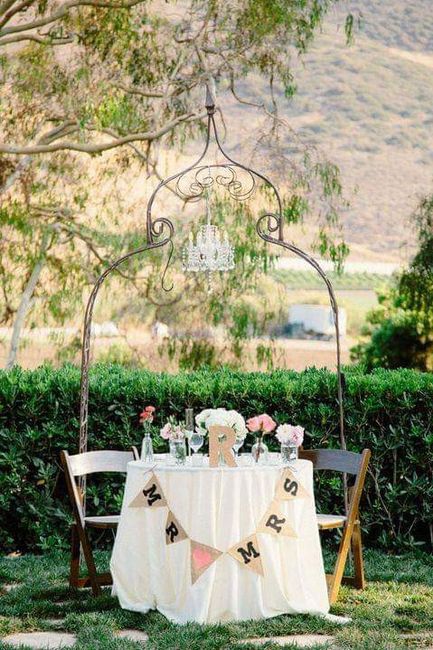 Decoración para las mesas de novios 23