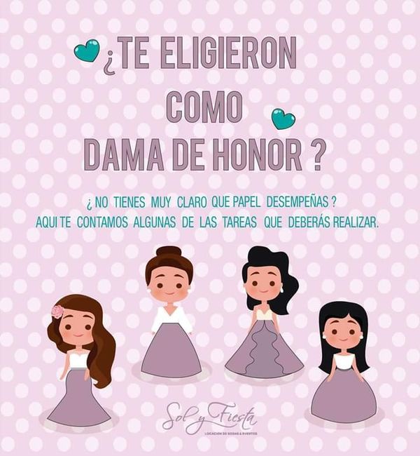 Tareas de la dama de honor 1
