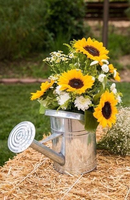 Girasoles decorando tu boda🌻 20