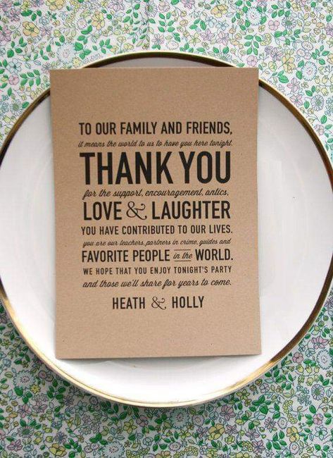 Un mensaje de agradecimiento a tus invitados 6